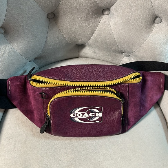 Limited Ed❌Coach Track Belt Bag In Colorblock🥳🥳❌❌ - Picture 4 of 16